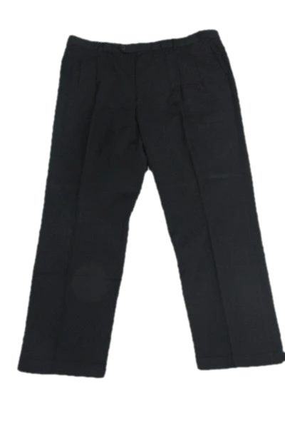 Load image into Gallery viewer, Roundtree Yorke 70&amp;#39;s Men&amp;#39;s Classic Black Dress Pants SKU 000159
