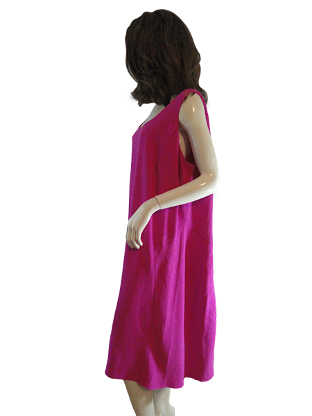 Lauren Ralph Lauren 60's Dress Hot Pink Size 20W Blk SKU 000247-7
