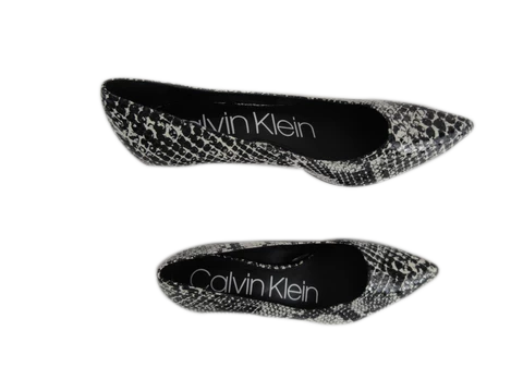 Calvin Klein Pumps Snakeskin Print Size 5 1/2 M SKU 000248-11
