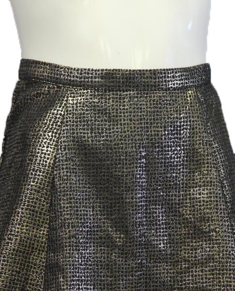 One Clothing 90's Skirt Gold Metallic Size S SKU 000026