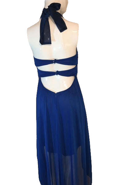 B. Smart 70's Formal Royal Blue Gown Embellished Size 11 SKU 000200 Designers On A Dime B. Smart 70's Formal Royal Blue Gown Embellished Size 11 SKU 000200 Designers On A Dime