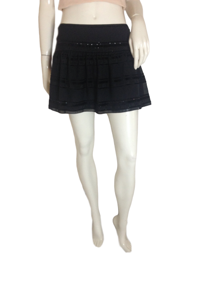 Guess 70's Short Skirt Black Size 26 SKU 000256-4