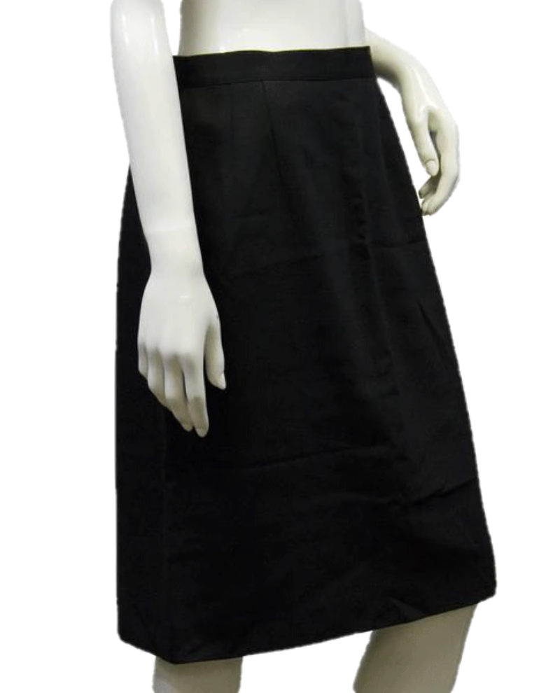 Load image into Gallery viewer, Giorgio Armani 70&amp;#39;s Pencil Skirt Black Size 46/12 SKU 000009
