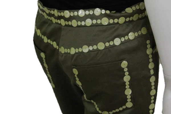 Load image into Gallery viewer, Marc Jacobs Five Pocket Olive Green Pants Size 6 SKU 000171
