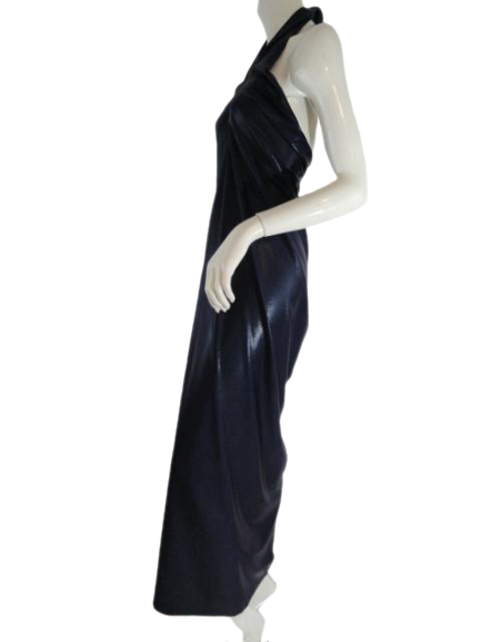 Dress Shiny Navy Blue (SKU 000014)