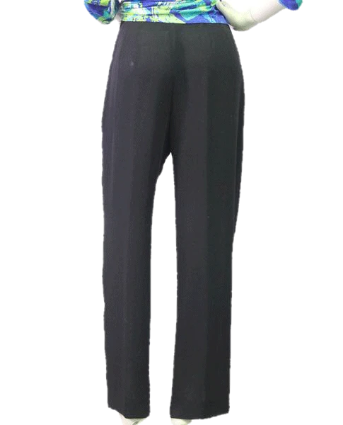 Load image into Gallery viewer, Emanuel Ungaro Lightweight Black Pants Size 8 (SKU 000056)
