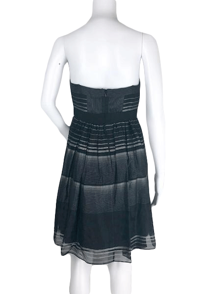 BCBG MAXAZRIA Black and White Dress Size 2 SKU 001002-2
