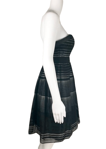 BCBG MAXAZRIA Black and White Dress Size 2 SKU 001002-2