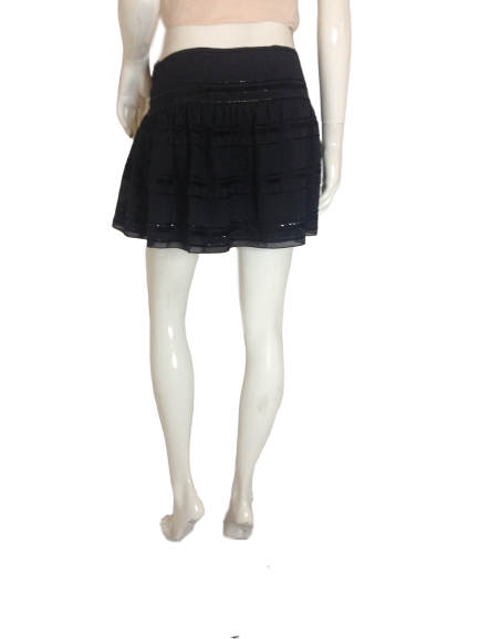 Guess 70's Short Skirt Black Size 26 SKU 000256-4