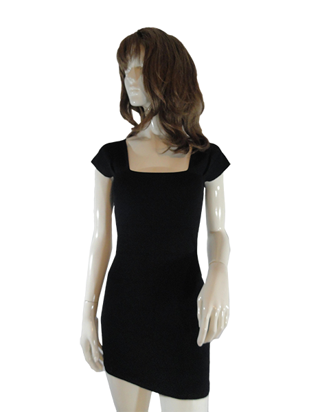 Max Studio 70's Dress Black Size M (SKU 000246-12)