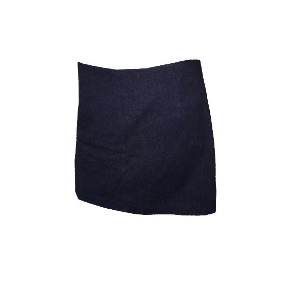 Load image into Gallery viewer, SKIRT Dark Denim Mini Skirt with Attached Shorts Size 14 SKU 000144
