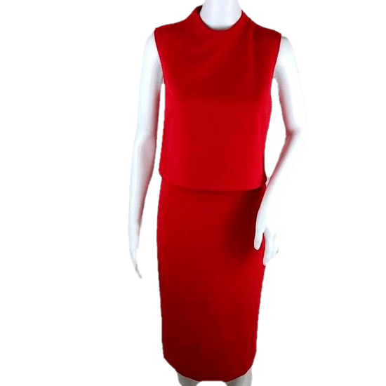 diane von furstenberg red dress Agustin lam midi dress in red - Diane Von Furstenberg