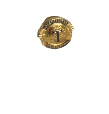 Pin Gold Tone Toastmasters International (SKU 000083)