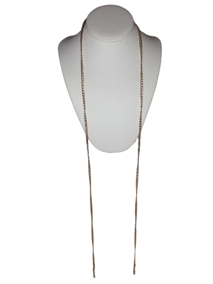 Necklace Gold Tone Chain Wrap Around (SKU 000083)