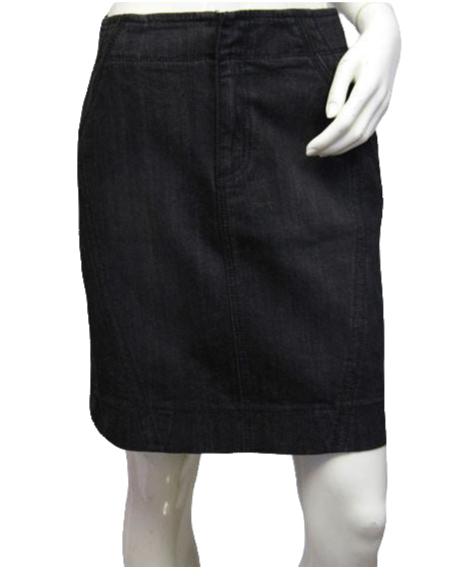 Load image into Gallery viewer, DKNY SKIRT Double Take Zip Jean Skirt Size 8 (SKU 000009)
