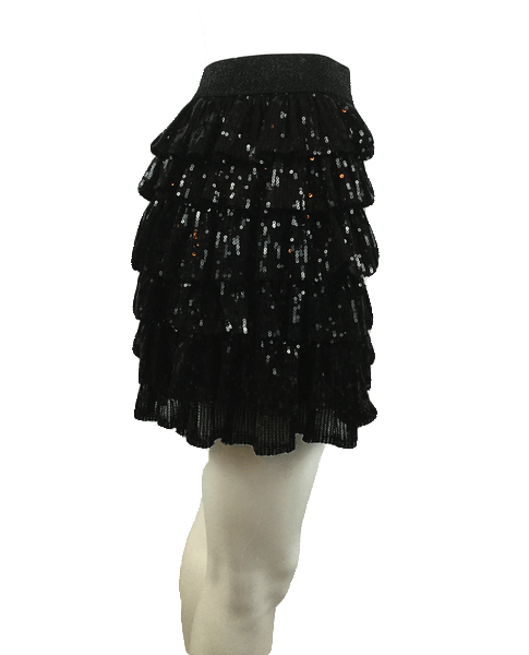 Glitter Punk Sequin Ruffle Skirt Size S (SKU 000019)