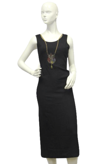Key Lime Pie Black Gauze Midi Dress Size Small SKU 000065