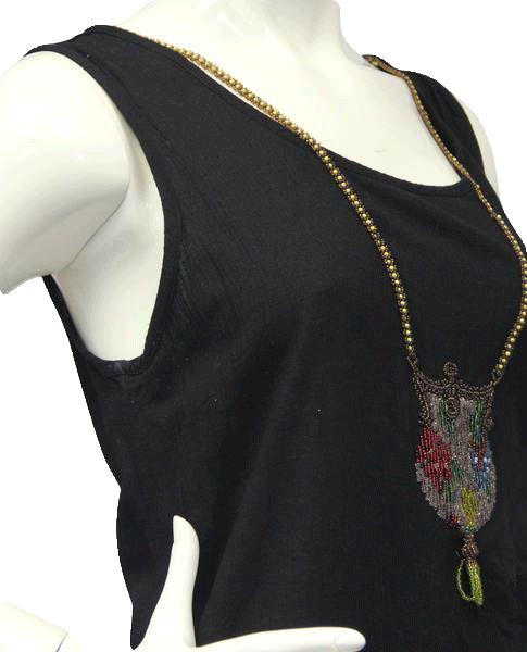 Load image into Gallery viewer, Key Lime Pie Black Gauze Midi Dress Size Small SKU 000065
