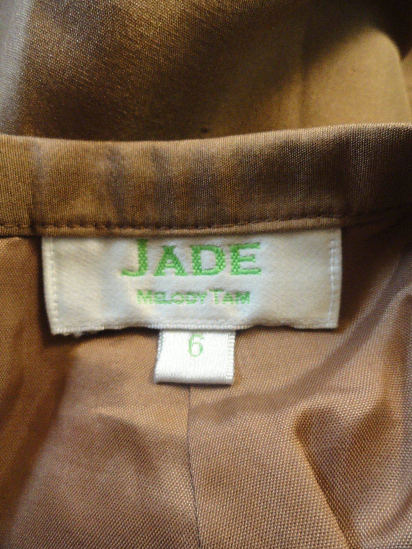 Jade 80's Copper Colored Dress Pants Size 6 SKU 000119