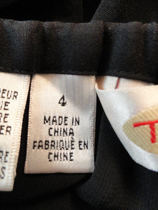 Talbots Black 100% Silk Pants Size 4 SKU 000072 – Designers On A Dime