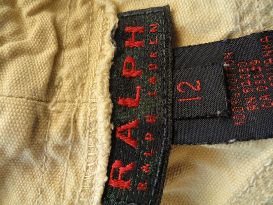 Ralph Lauren 5 Pocket Khaki Cargo Pants Size 12 (Black) SKU 000120