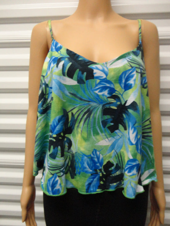 Wet Seal 80's Top Cropped Multi-colored Size L NWT SKU 000095-1