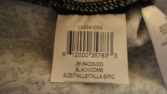 BCBG MAXAZRIA Black and White A-Line Dress Size Small SKU 001003-3