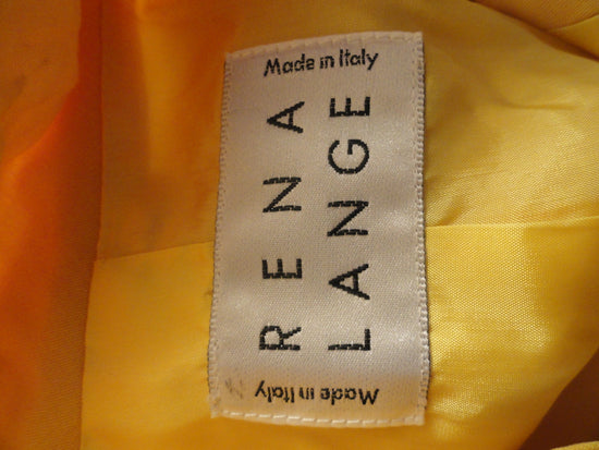 Rena Lange Yellow Skirt and Top Set SKU 000122