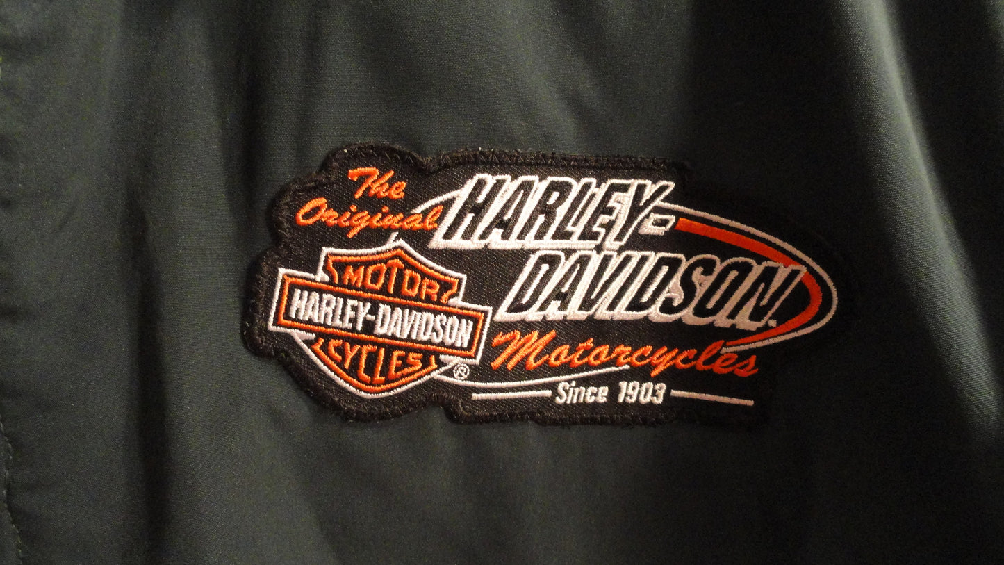 Harley Davidson 80's Men's Jacket Green Size XLT  SKU 000143-5