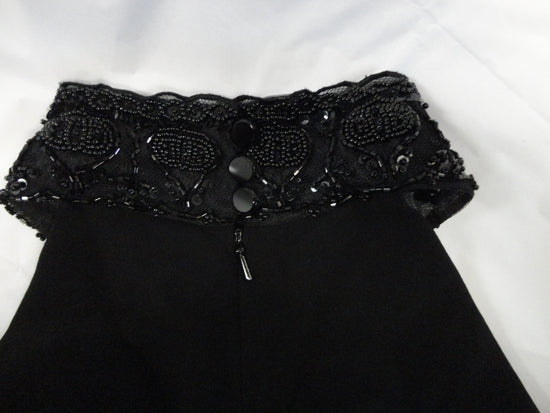 Ralph Lauren 70's Evening Dress Black Size 8 Gr SKU 000240-10 Designers On A Dime Ralph Lauren 70's Evening Dress Black Size 8 Gr SKU 000240-10 Designers On A Dime