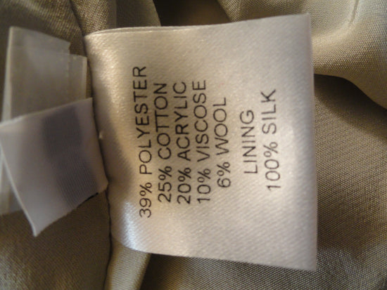 Jeffery Monterio Tan Long Sleeve Jacket Size 8 SKU 000124
