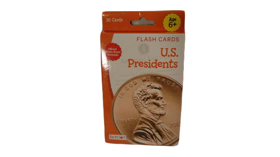 Flash Cards U.S. Presidents Ages 6+ (SKU 000189-6)
