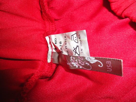 K faz Tulle Skirt Red M (SKU 000188-2)