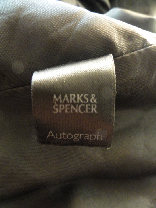 Marks & Spencer Black W/ Floral Embroidery Design Blazer Size L SKU 000127