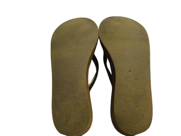 Old Navy Wedge Flip Flop Olive Green Size L SKU 000059-4