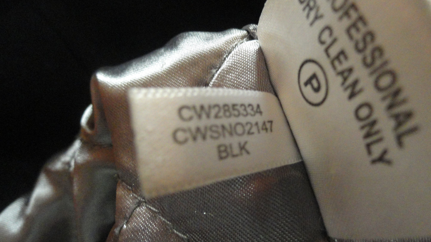 Calvin Klein Coat Black Size 2 SKU 001011-2
