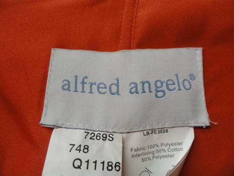 Load image into Gallery viewer, Alfred Angelo 60&amp;#39;s Coral Strapless Dress Size 16 SKU 000195-2
