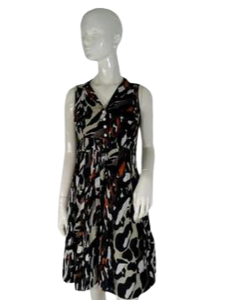 Zara Basic 80's Dress Animal Print Size M SKU 000195-7