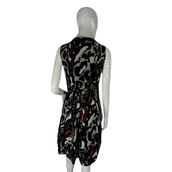 Zara Basic 80's Dress Animal Print Size M SKU 000195-7