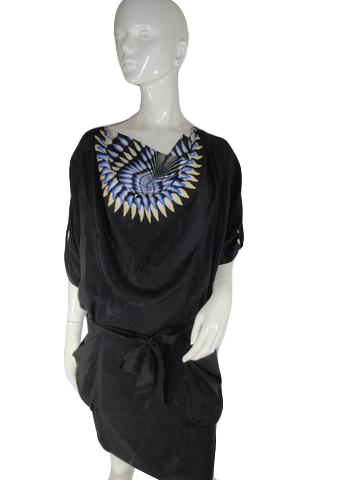 BCBG MAXAZRIA 80's Dress Black size S SKU 000194-13
