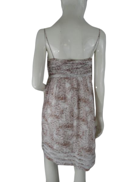 Load image into Gallery viewer, Ann Taylor Loft Dress Brown &amp;amp; White Size 12P SKU 000197-5
