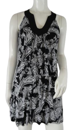 White House Black Market 90's Dress Black & White Size XXS SKU 000197-8