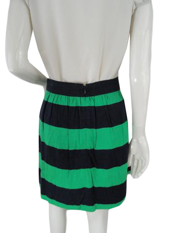 Banana Republic 70's Skirt Navy and Green Size 4 SKU 000186-1
