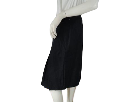 Liz Claiborne 70's Skirt Navy Blue Size 12 SKU 000186-10