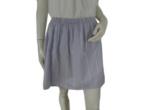 Load image into Gallery viewer, J. Crew 80&amp;#39;s Skirt Blue and White striped Size 6 SKU 000186-11
