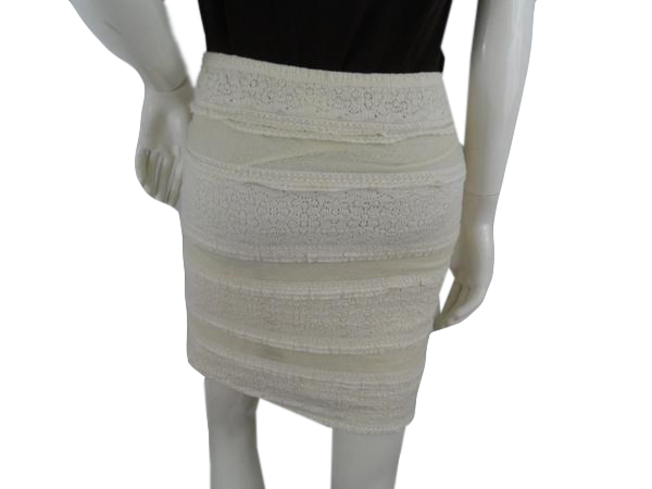 Max Studio 70's Skirt Ivory Size S SKU 000186-15