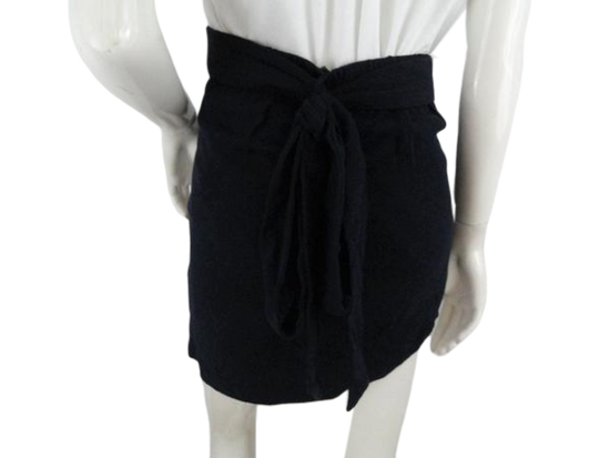 Load image into Gallery viewer, ZARA Skirt Navy Blue Size S SKU 000186-17
