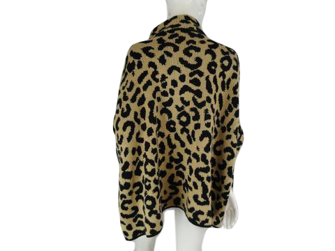 Janice Sweater Leopard Print One Size SKU 000227-1