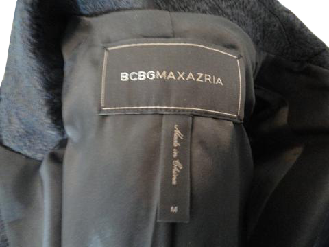 Load image into Gallery viewer, BCBG MAXAZRIA 80&amp;#39;s Blazer Black Size Tall/M SKU 000226-3
