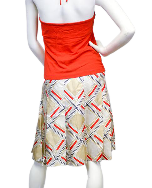 Diamond Pattern Pleat Skirt Size 16  (SKU 000004)